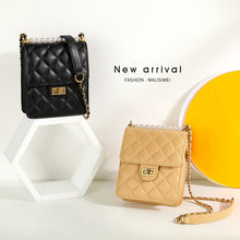 將圖片載入圖庫檢視器 JM-279 新款潮百搭單肩包時尚小包小眾設計感菱格鏈條包 女包
