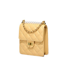 將圖片載入圖庫檢視器 JM-279 新款潮百搭單肩包時尚小包小眾設計感菱格鏈條包 女包
