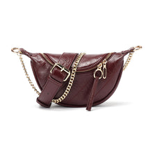 將圖片載入圖庫檢視器 JM-272 新款潮時尚百搭斜挎小眾設計腰包復古餃子包 女包
